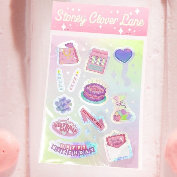 SCL Birthday Stickers - stoney clover lane - Picture 1 of 3